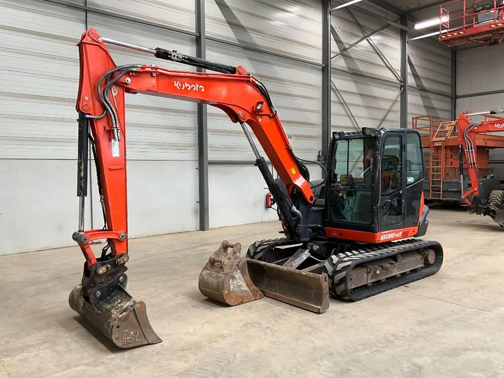 Kubota KX 080-4 A Midigraafmachines 7t - 12t