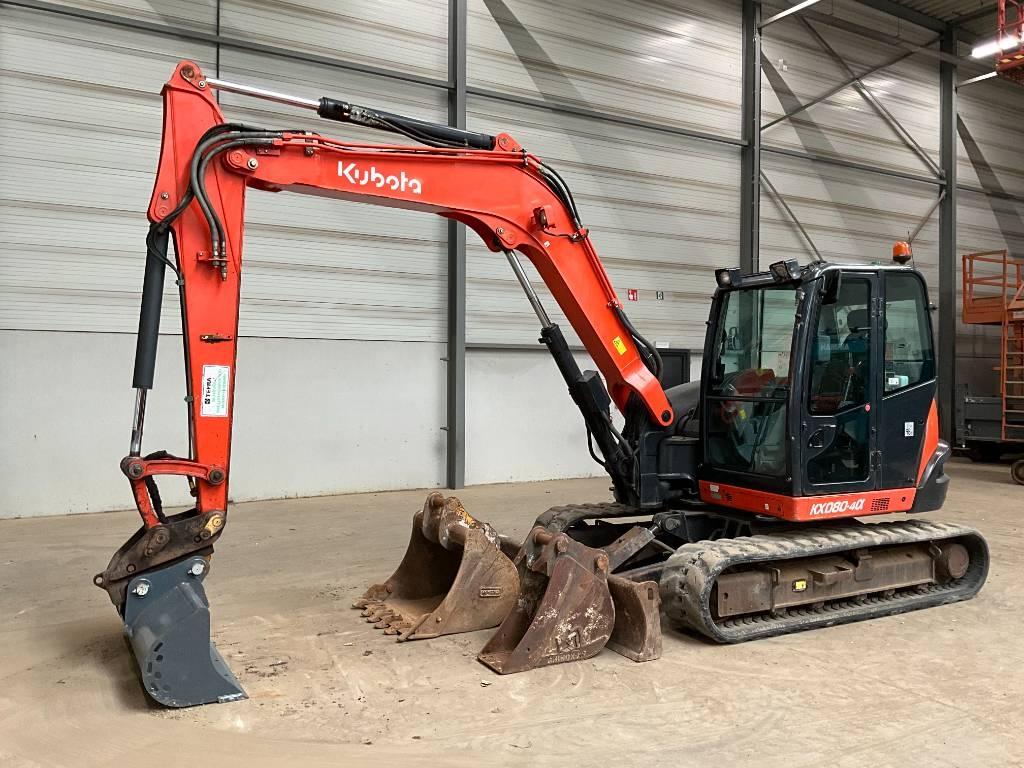 Kubota KX 080-4 A Midigraafmachines 7t - 12t