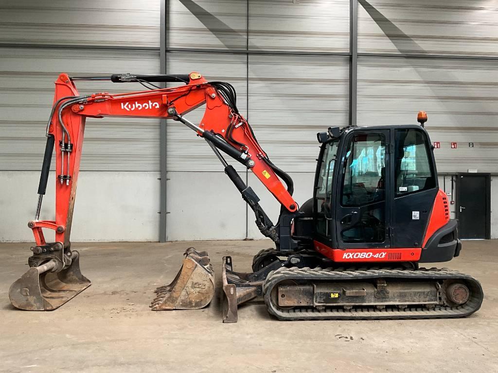 Kubota KX 080-4 A Midigraafmachines 7t - 12t