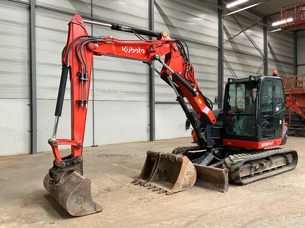 Kubota KX 080-4 A Midigraafmachines 7t - 12t