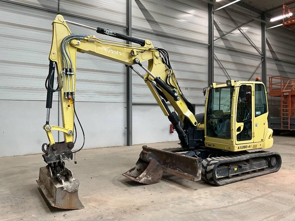 Kubota KX 080-4 A 2 Midigraafmachines 7t - 12t