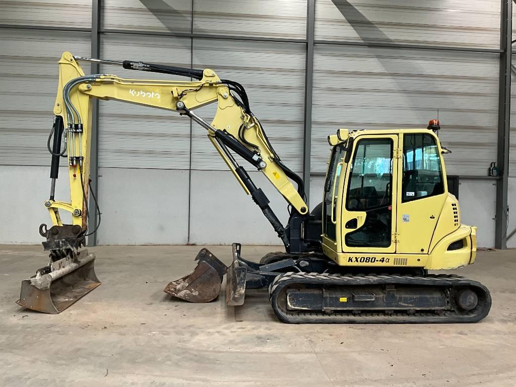 Kubota KX 080-4 A 2 Midigraafmachines 7t - 12t