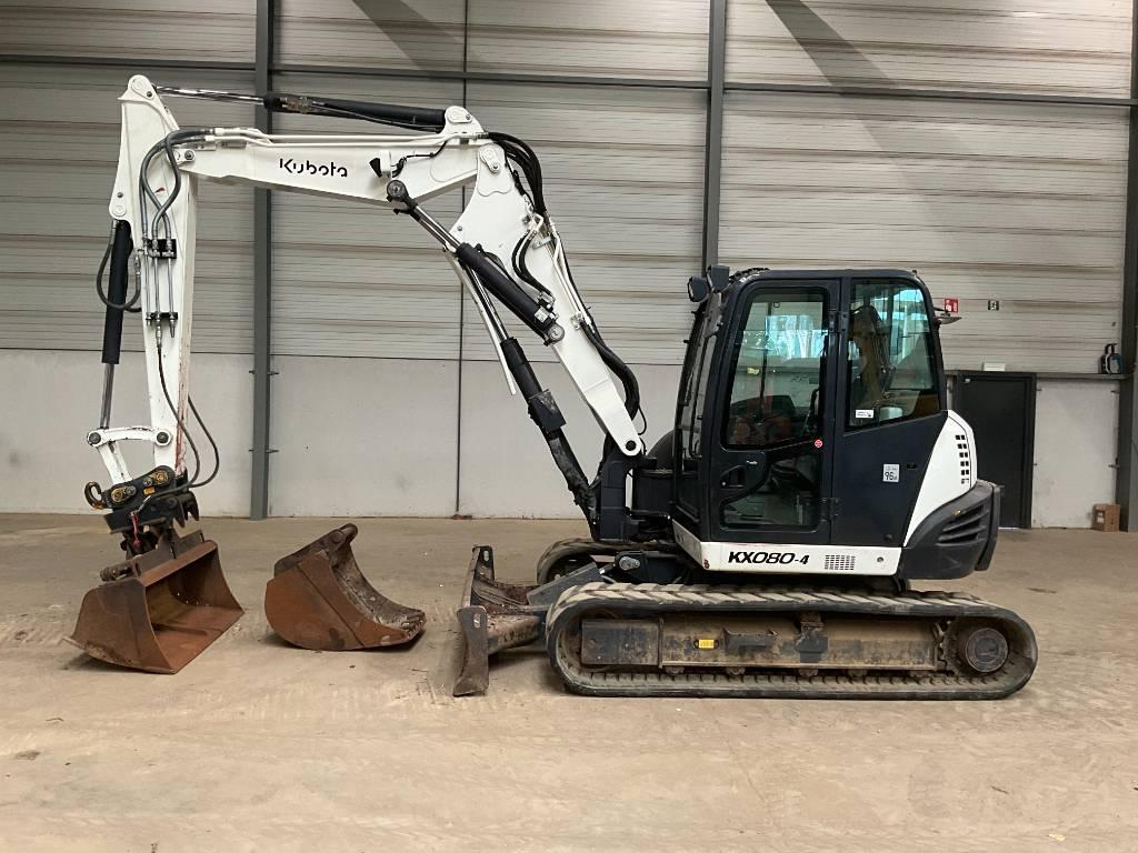 Kubota KX 080-4 Midigraafmachines 7t - 12t