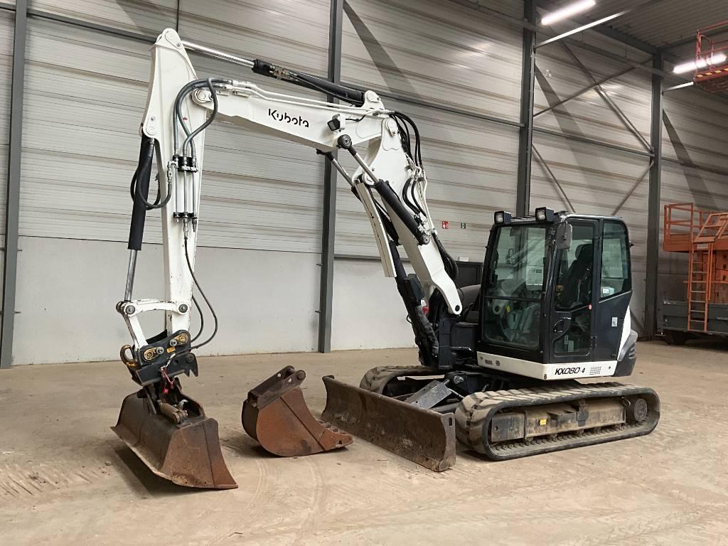 Kubota KX 080-4 Midigraafmachines 7t - 12t