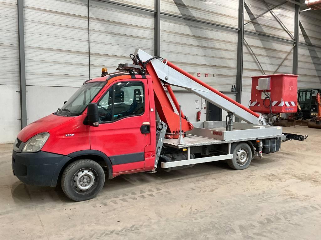 Iveco 35S 11 + multitel 160 Auto hoogwerkers
