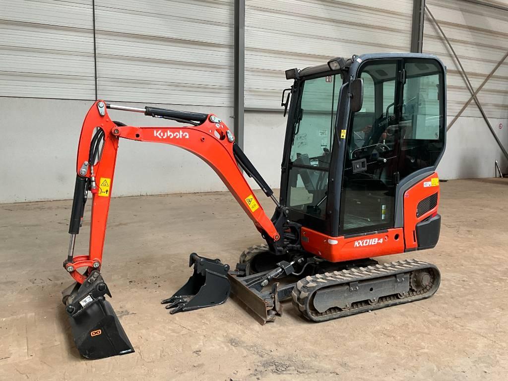 Kubota KX 018-4 Minigraafmachines < 7t