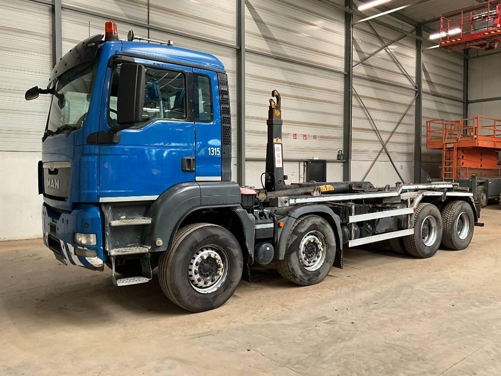 MAN TGS 35.440 8X4 Vrachtwagen met containersysteem