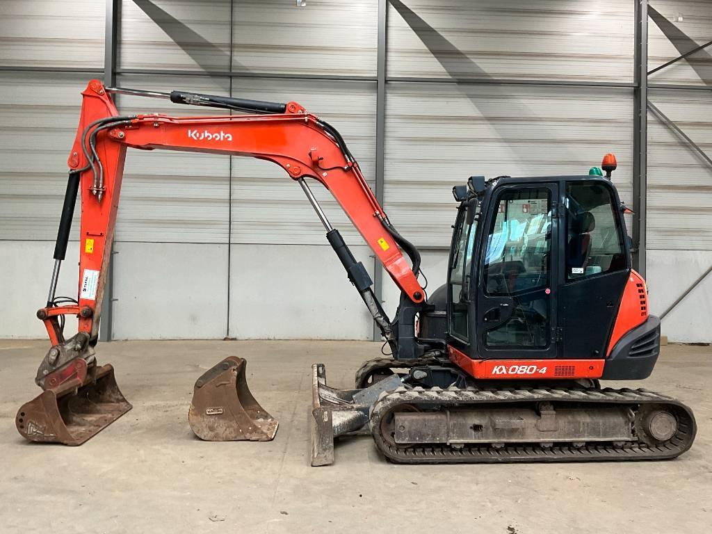 Kubota KX 080-4 Midigraafmachines 7t - 12t