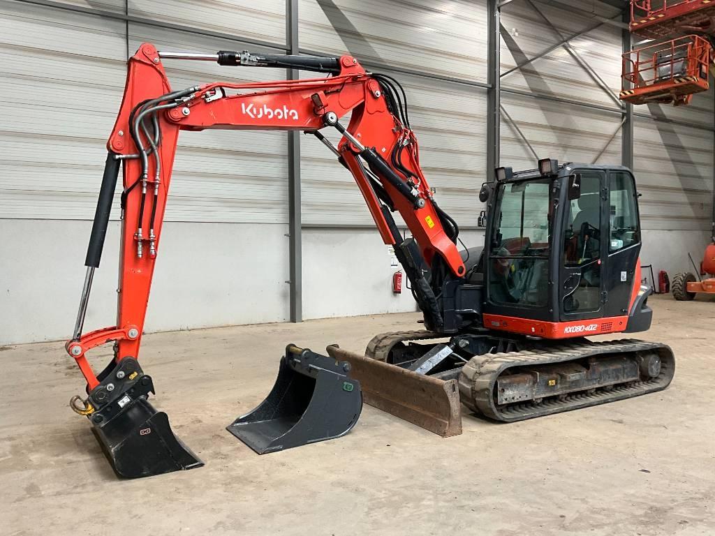 Kubota KX 080-4 A 2 Midigraafmachines 7t - 12t