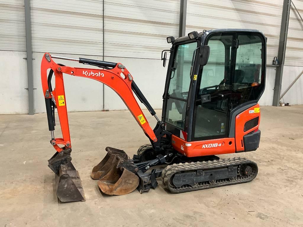 Kubota KX 018-4 Minigraafmachines < 7t