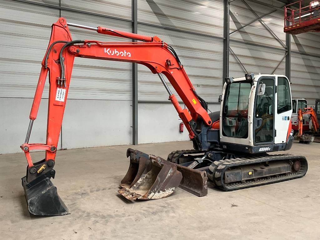 Kubota KX 080-3 Midigraafmachines 7t - 12t