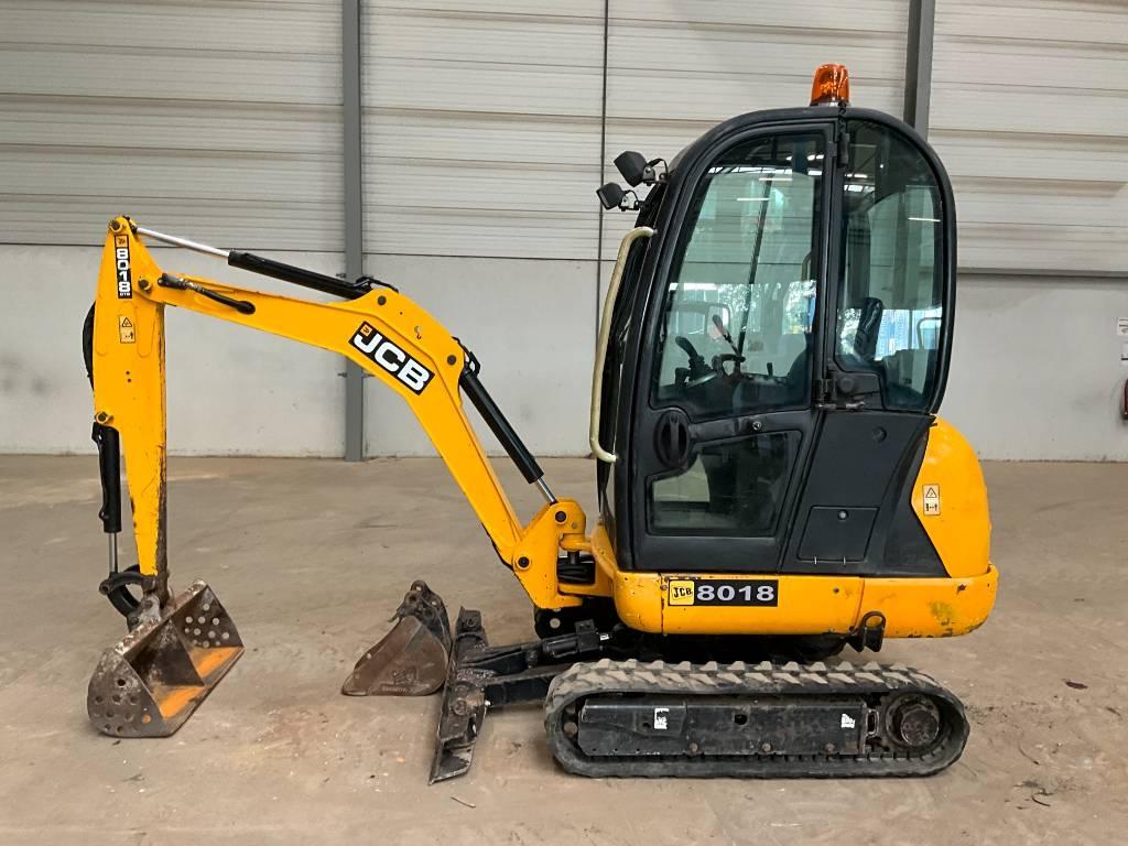 JCB 8018 Minigraafmachines < 7t
