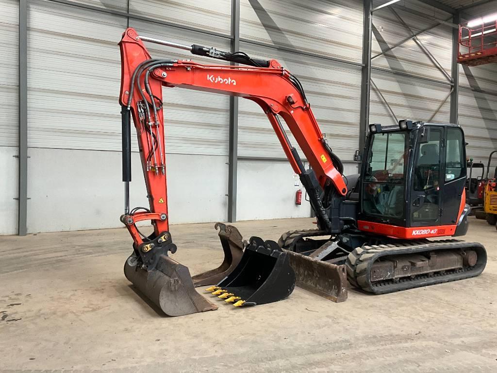 Kubota KX 080-4 A Midigraafmachines 7t - 12t