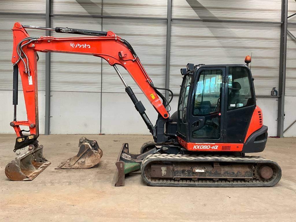 Kubota KX 080-4 A Midigraafmachines 7t - 12t