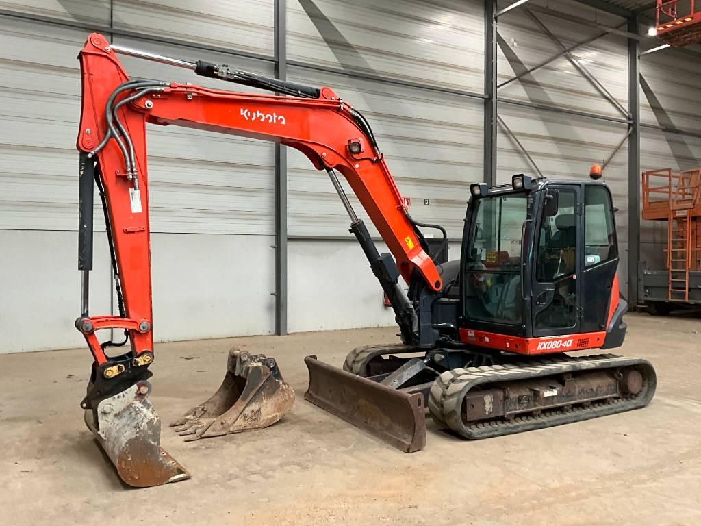 Kubota KX 080-4 A Midigraafmachines 7t - 12t