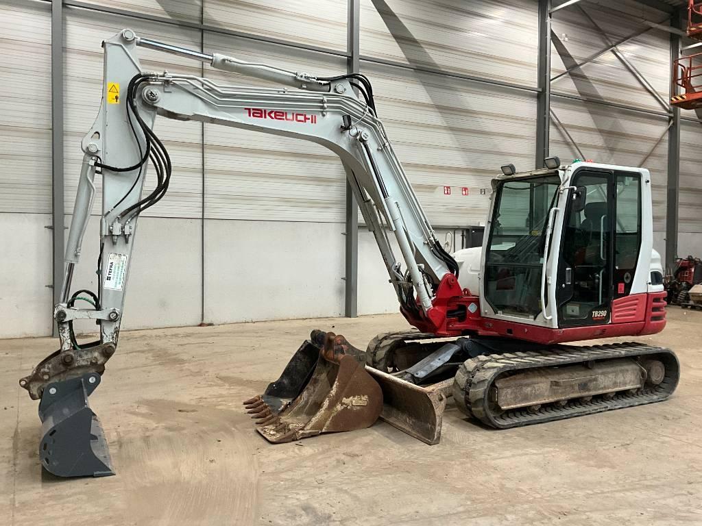 Takeuchi TB 290 Midigraafmachines 7t - 12t