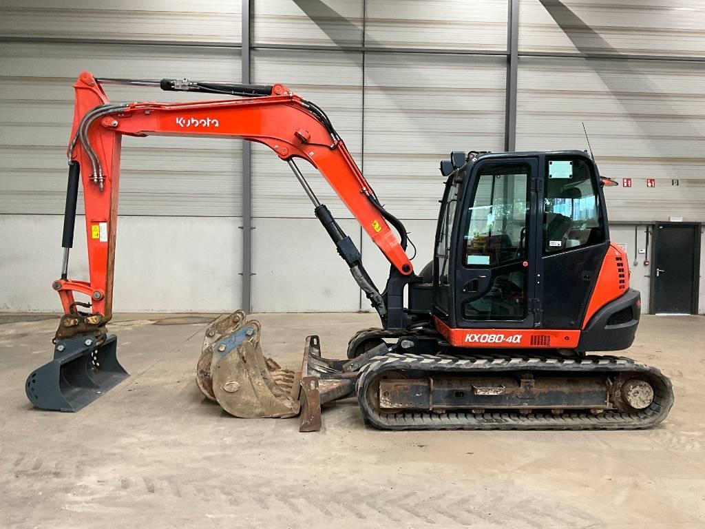 Kubota KX 080-4 A Midigraafmachines 7t - 12t