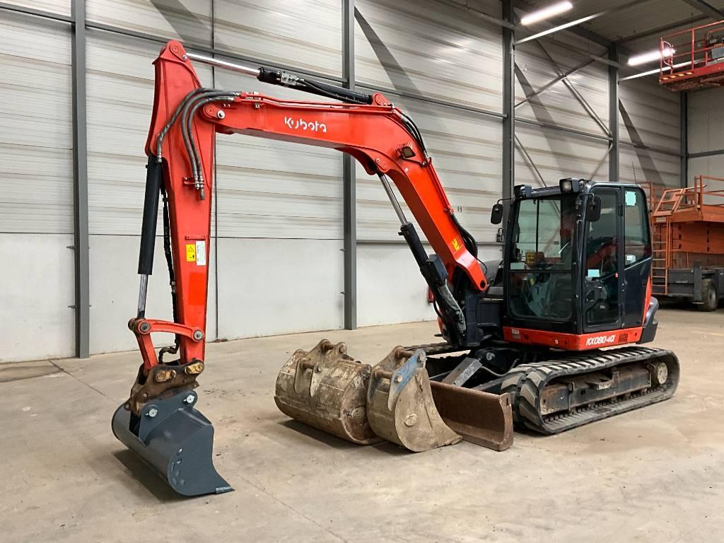 Kubota KX 080-4 A Midigraafmachines 7t - 12t