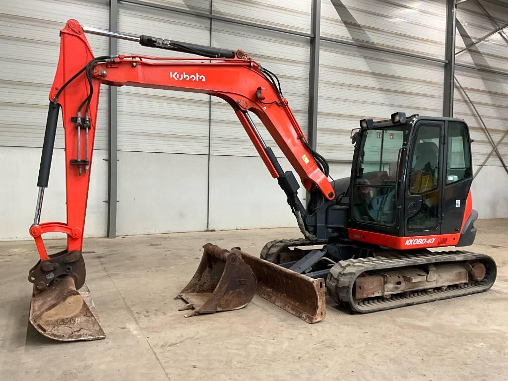 Kubota KX 080-4 A Midigraafmachines 7t - 12t