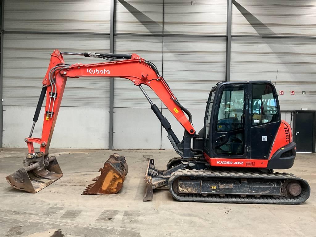 Kubota KX 080-4 A 2 Midigraafmachines 7t - 12t