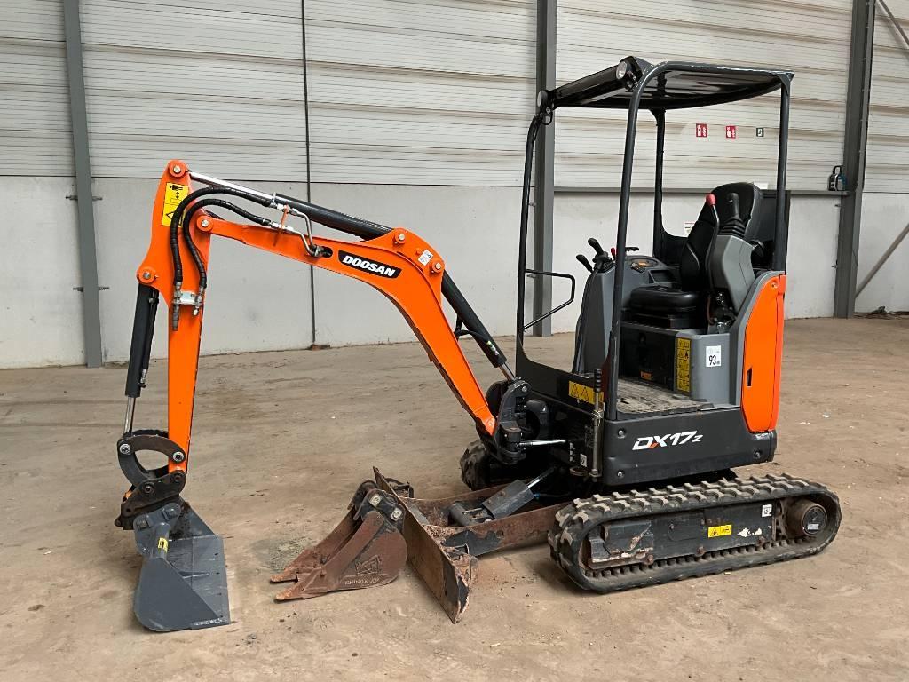 Doosan DX 17 Z Minigraafmachines < 7t