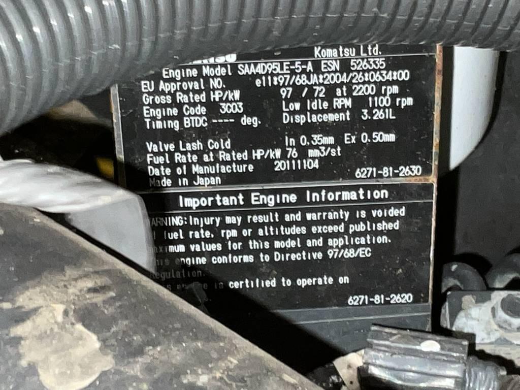 Komatsu PW 118 MR-8 Wielgraafmachines