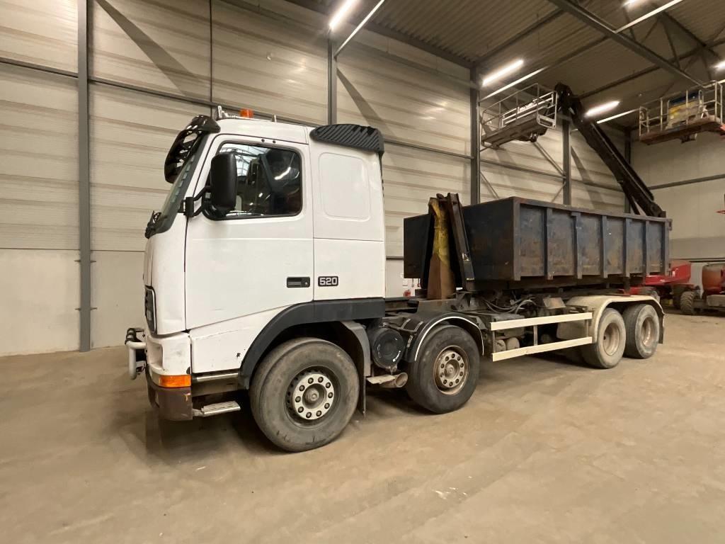 Volvo FH 16 520 8X4 Vrachtwagen met containersysteem