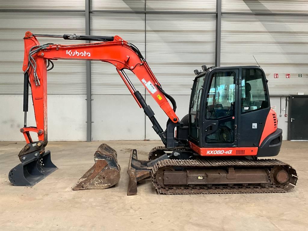 Kubota KX 080-4 A Midigraafmachines 7t - 12t