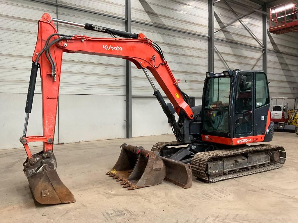 Kubota KX 080-4 Midigraafmachines 7t - 12t