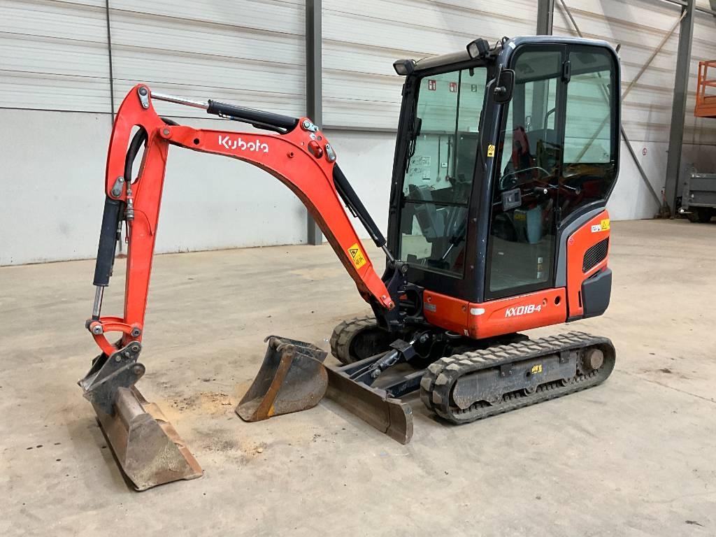 Kubota KX 018-4 Minigraafmachines < 7t