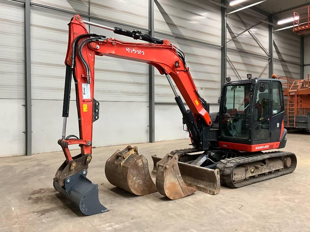 Kubota KX 080-4 A 2 Midigraafmachines 7t - 12t