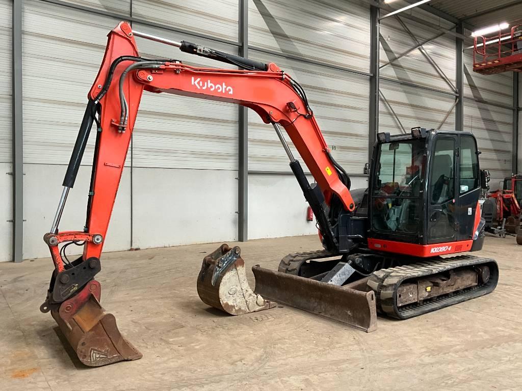 Kubota KX 080-4 Midigraafmachines 7t - 12t