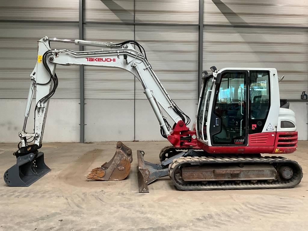 Takeuchi TB 290 Midigraafmachines 7t - 12t