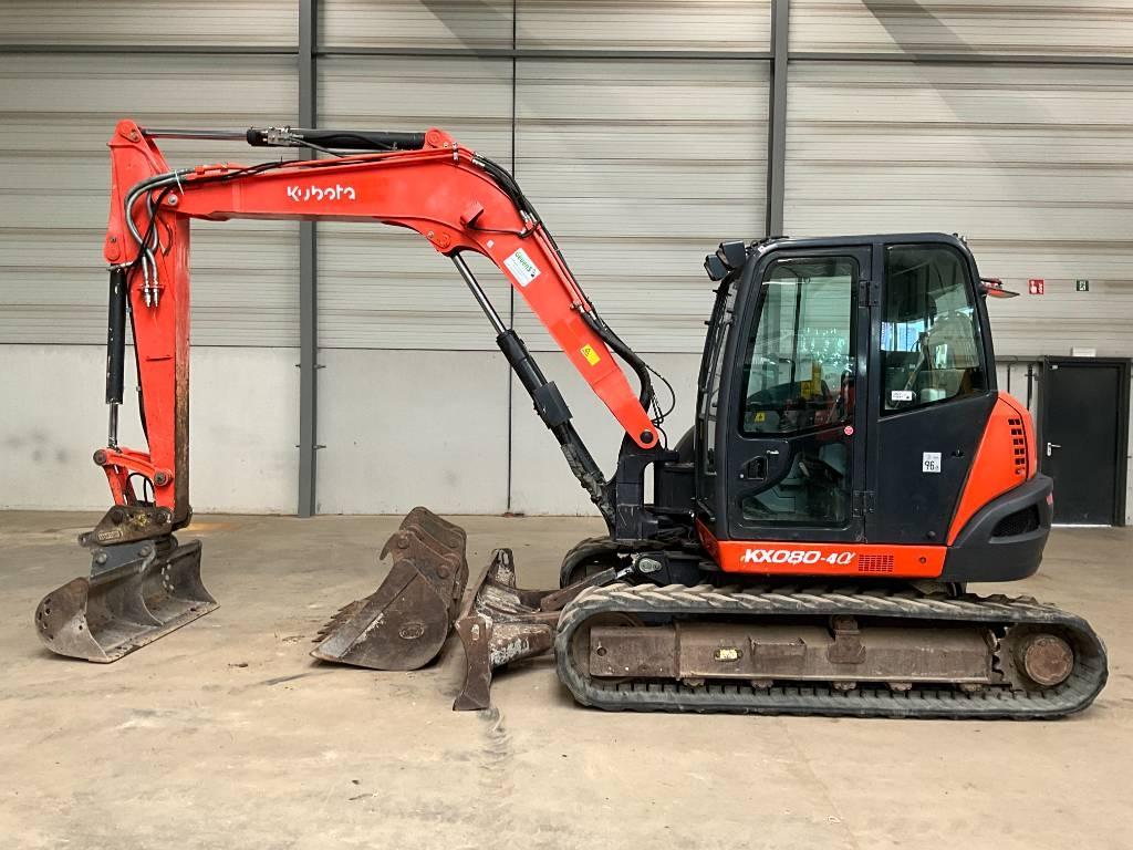 Kubota KX 080-4 Midigraafmachines 7t - 12t